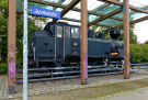 Jyvaskyla railway station - old steam engine