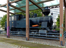 Jyvaskyla railway station - old steam engine