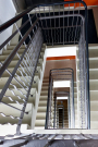 jyvaskyla labour and leisure - stairs in the tower of the vesilinna museum
