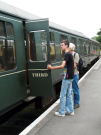 boading the train
