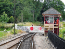 crossing with signal box