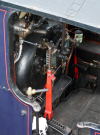 kent & east sussex railway - inside a locomotive