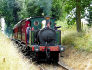 kent & east sussex railway - lots of enthousiastic staff and travellers