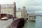 shetland 1989 - lerwick - waterfront with rita