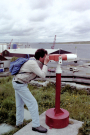 shetland 1989 - lerwick - overlooking the harbour