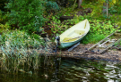 Oravivuori Finland: a fishing boat on shore