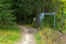 Finland 2019 Oravivuori - Start of the trail to the Struve tower