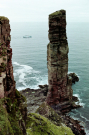 old man of hoy with p&o ferry in background