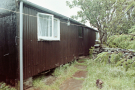 backside with entrance of our holiday cottage