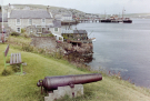 overview of the harbour with cannon