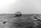 Papendrecht bridge transport to location at Merwede - 2
