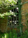 cycling anor to hirson - rotonde de hirson maintenance sheds side window