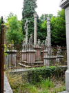 roundwalk a sainte honorine la guillaume (orne) 2009 -private cemetery la joasiere