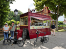 france 2022 - st valery sur somme - ice cream vendor on boulevard