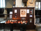 st valery sur somme - medieval town - the altar of sainte rita