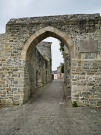 st valery sur somme - medieval town - west gate close up