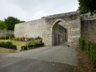 st valery sur somme -  medieval town - west gate overview 
