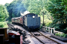 steam railways in britain1979 -  keighley and worth valley railway - train on its way to haworth 