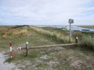 springtide on ameland - september 2022 - sand dike at springtide