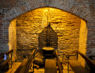 thierache - fortified church of wimy - fire place 2 in the donjon