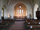 thierache - fortified church of wimy - main altar view