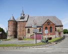 thierache - fortified church of wimy - side view