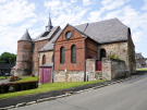 thierache - fortified church of wimy - rear view