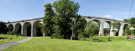 thierache - a walk around ohis - disused railway viaduct panorama