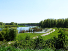 View from the hill - higher water level