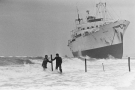Freighter Wan Chun run aground in the Netherlands Nov 1972